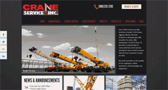 Desktop Screenshot of craneserviceinc.com